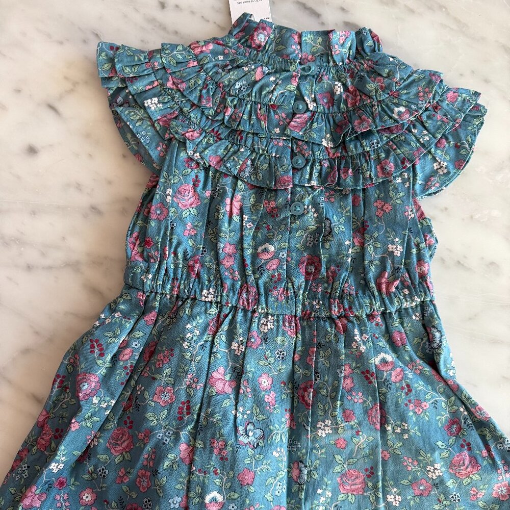 NWT Janie and Jack Blue Floral Dress